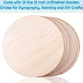 thumbnail image 3 of Final Clear Out! Unfinished Round Wood Slice 30cm DIY Wooden Circle Discs Wood Slice Disc For Wedding Christmas Painting Home Decortion, 3 of 5