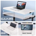 thumbnail image 3 of Simpfree 3 in 1 Under Desk Treadmill with Height-adjustable Desk,Max 300lbs Capacity,Walking Pad with LED Touch Screen,Remote Control,2s Folding Treadmill,No installation required,0.5-7.5mph/h, 3 of 7