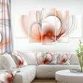 thumbnail image 1 of Red Fractal Galactic Nebula - Contemporary Wall Art Canvas, 1 of 3