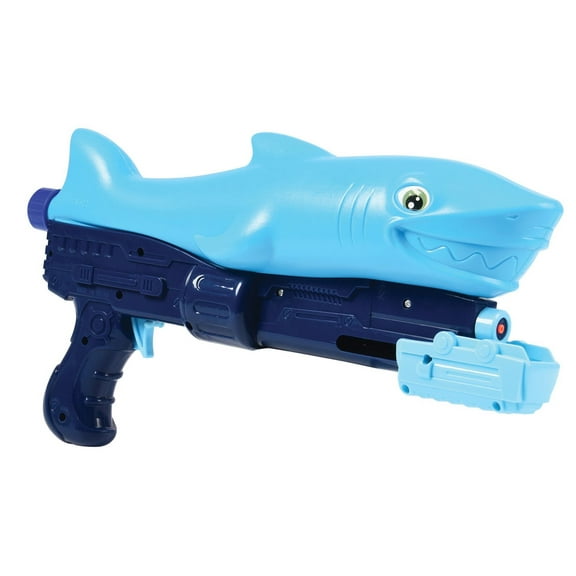 Shark Squirt Gun Water Blaster Toy in Blue