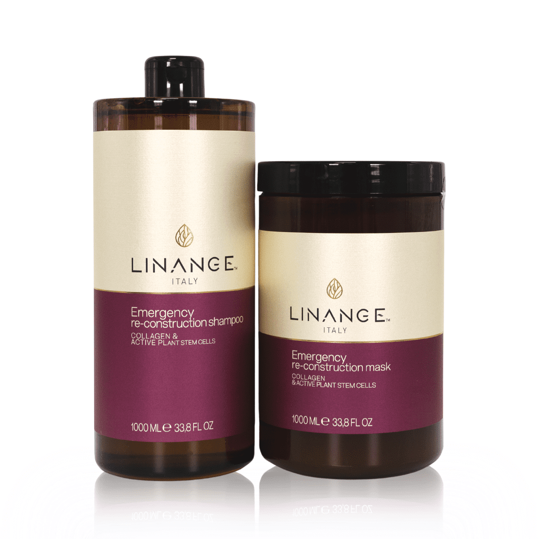 Emergency Re-Construction Mask with Collagen & Active Plant Stem Cells, 33.8oz by Linange