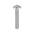 thumbnail image 4 of Uxcell M4 x 25mm 304 Stainless Steel Flanged Button Head Socket Cap Screws 100 Pack, 4 of 5