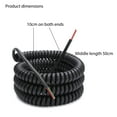 thumbnail image 3 of Shrinkable Cable Power Extension Cord 18AWG 4 Cores Spring Spirals Black Cable Telescopic Wire for Industrial/Homes Use, 3 of 8