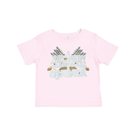 

Inktastic Archery Makes Me Quiver Bowhunting Gift Toddler Boy or Toddler Girl T-Shirt
