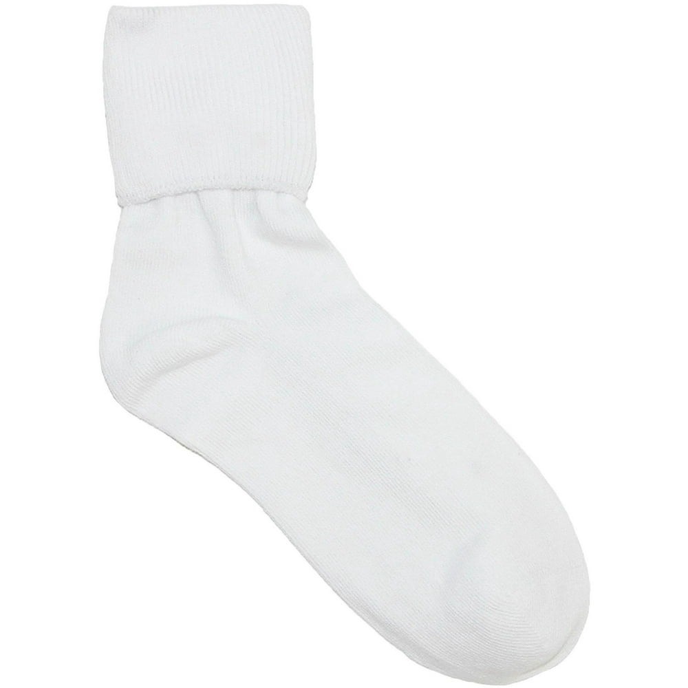 Jefferies Socks - Women's Organic Cotton Turn Cuff Socks, Size: one ...
