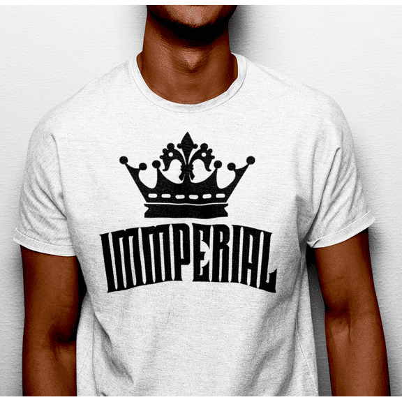 Immperial Wear King Crown Solid Color T-shirt