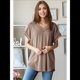 thumbnail image 3 of Blusas de Corta para Mujer Color Camello L, 3 of 6