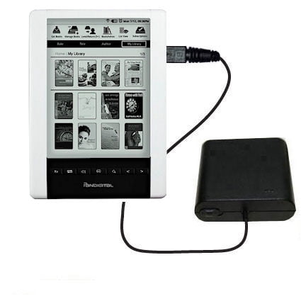 Portable Delta Ereader Portable Emergency AA Battery Charger Extender suitable for the ...