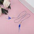 thumbnail image 5 of Unique Bargains 1 Pc Adjustable Waist Belt Feather Fringe Waist Cord Blue, 5 of 5