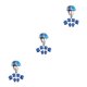 thumbnail image 3 of Bearachild 1 Juego de casco de rodillo para niños, ajustable, para bicicleta de niño pequeño, rodillera, codera, protectores de bicicletas para Type1 NO1, 3 of 6