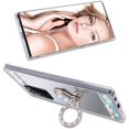 thumbnail image 5 of for Galaxy Note 20 Ultra 5G Makeup Mirror Case Diamond Glitter Rhinestone with Ring Stand Kickstand Cute for Girls Women Cover Bling Crystal Ring Holder Finger Grip Case for Galaxy Note 20 Ultra, 5 of 16