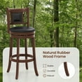 thumbnail image 5 of Gymax 30.5'' Swivel Bar Stool Set of 4 Counter Height Bar Stools Armless Chairs for Pub, 5 of 8