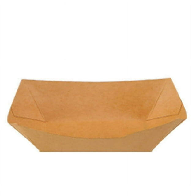 Lot de 50 Bols à Collations Jetables en Papier Plateau de Service en Papier Kraft pour Fêtes
