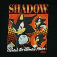 thumbnail image 2 of Sonic The Hedgehog T-Shirt Men's Shadow Ultimate Power Short Sleeve Top, 2 of 5