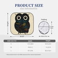 thumbnail image 3 of Xecao Owl with Mandala for Foldable Car Sun Shades (2-Pack) offer sun protection with an easy-fold design for convenient windshield shading., 3 of 7
