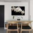 thumbnail image 3 of Flower Canvas Art Flower Picture Bathroom Wall Decor Fraemd Floral Painting Vintage Artwork for Living Room Office Home Decoration Gallery Wrapped Ready to Hang(Flower-3,12.00"x18.00"), 3 of 6