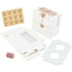 thumbnail image 1 of 20 cajas para cupcakes de 6,26 x 3,54 x 2,99 pulgadas, blancas, para repostería, con 2 soportes insertados, ventana, aptas para alimentos, con pegatinas y cordones., 1 of 6