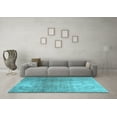 thumbnail image 3 of Ahgly Company Indoor Rectangle Persian Light Blue Traditional Area Rugs, 2' x 4', 3 of 4