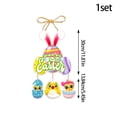 thumbnail image 3 of Easter Decoration Door Hanging Cute Rabbits Party Scene Decoration Pendant, 3 of 7