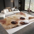 thumbnail image 3 of Area Rugs for Living Room 4x6 ft Machine Washable Large Soft Stain Resistant Rug Animal Chihuahua, Indoor Home Office Bedroom Dining Room Print Foldable Carpet, 3 of 6