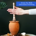 thumbnail image 4 of Artisanal Mexican Molinillo Hot Chocolate Frother (Large) - Handmade Wooden Whisk by Globe Rocket, 4 of 6