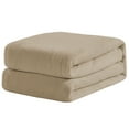 thumbnail image 3 of Velvet Plush Blanket Taupe Full/Queen 86x86, 3 of 3