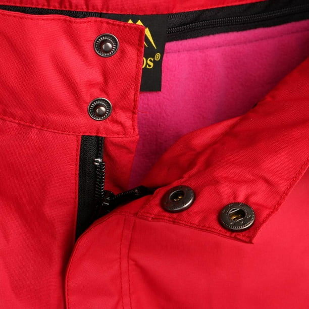 Generic Womens Ski Pants Fleece-Lined Thick Cargo Softshell For Rose Red @  Best Price Online