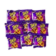 Takis Fuego Tortilla Chips, 1Oz Pouches, Pack Of 12 With A Mystery Item, Perfect Snack With A Surprise