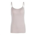 thumbnail image 5 of ZOELNIC Womens Girls Strap Built In Bra Padded Self Mold Bra Tank Top Camisole Cami, 5 of 6