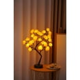 thumbnail image 1 of ¡Liquidación de primavera! Lámpara de rosas RGB de 24 LED, luz de árbol de rosas con 24 LED que cambia de color, lámpara de mesa con rosas y control remoto, regalo de rosas, árbol de bonsái iluminado, 1 of 3