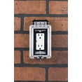 thumbnail image 2 of UltraPro, Black, Outdoor Electrical Outlet Cover, Single Gang, Weatherproof Enclosure, Rated for Wet Locations, 49204, 2 of 10