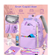 thumbnail image 3 of Mochila Escolar Viaje Reforzada Bolsa Impermeable para Niños y Niñas  Xtellar morado, 3 of 4