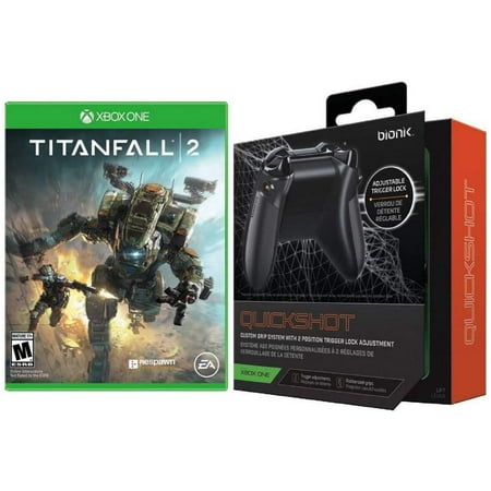 Titanfall 2 Game Bundle with Bionik Quickshot Custom Robber Grip - Xbox One