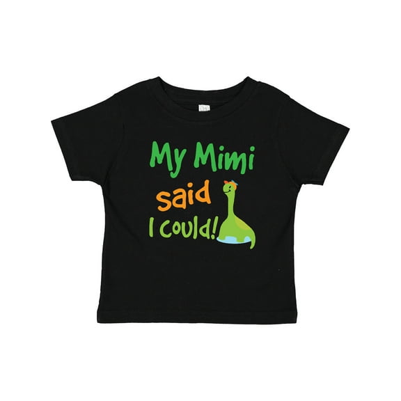 Inktastic My Mimi Said I Could Funny Dinosaur Boys Baby T-Shirt