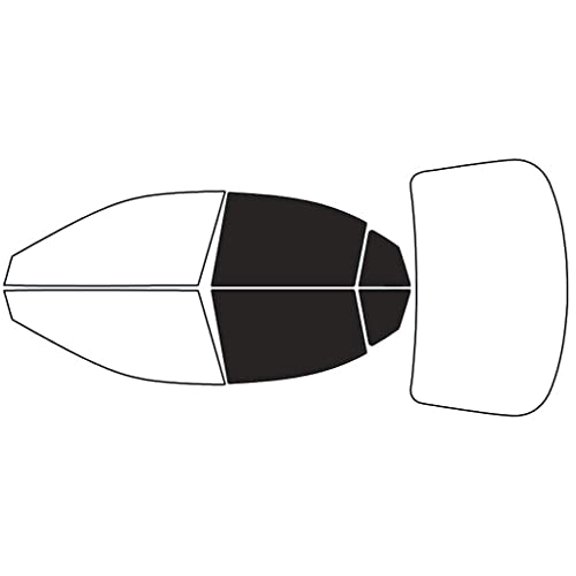Rvinyl Window Tint Kit Compatible with Mazda Mazda6 2003-2008 - Back Precut Kit - 20%