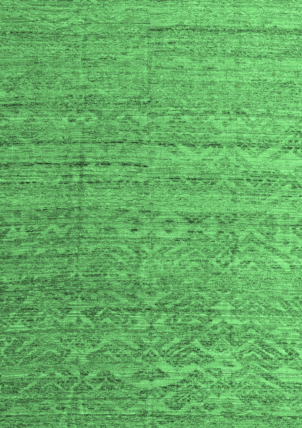 Ahgly Company Indoor Rectangle Abstract Emerald Green Modern Area Rugs ...
