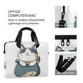 thumbnail image 4 of FORMRS 16" Laptop Bag Carrying Sleeve Case with Handle Travel Shoulder Briefcase, Blue Cute Cat, 4 of 8