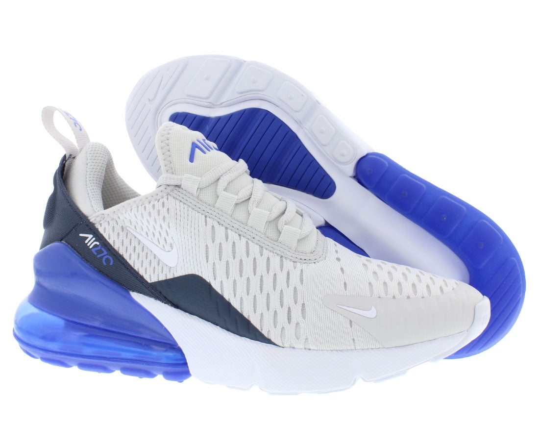 Big Kid's Nike Air Max 270 Vast Grey/White-Hyper Royal (943345 041