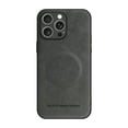 thumbnail image 2 of ELEHOLD PU Leather Case For iPhone 14 Pro Max Slim Magnetic Shockproof Cover, [MagSafe Compatible], [Lens&Screen Protection], Drop protection Case - Gray, 2 of 11