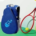 thumbnail image 1 of Tennis Bag Tennis Backpack Sport Bag Large Tennis Racket Bag for Squash Racquet Pickleball Paddles Balls and Other Accessories Dark Blue, 1 of 10