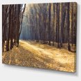 thumbnail image 2 of Chemin dans la Forêt d'Automne Panorama - Impression sur Toile, 2 of 4