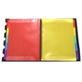 thumbnail image 1 of 2X Music Themed Folder Holder Writable Musicians Treble Clef Sheets Piano Choir Song Recitals Concert Protector 20 Page, 1 of 7