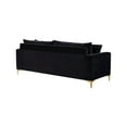 thumbnail image 6 of Meridian Furniture Naomi Contemporary Velvet Sofa in Black, 6 of 8