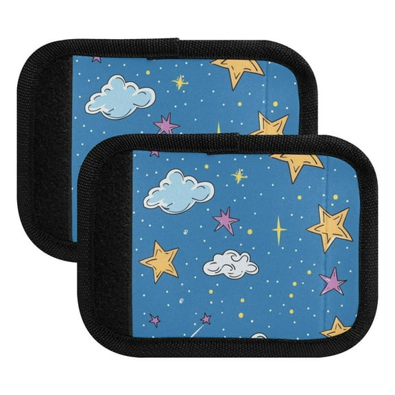 Luggage Handle Wrap for Suitcase 2 Pack Luggage Tag Identifiers for Travel Accessories Cloud and Star