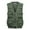 A-Green, variant on GHSOHS Men's Casual Outdoor Vest Work Fishing Travel Cargo Vest Jacket Multi Pockets Soild Washed Coat Large Size Outerwear Vests(Khaki,XL)