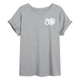 thumbnail image 2 of Mattel - 80Th Logos Oversized  - Women's Oversized T-Shirt, 2 of 4