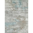 thumbnail image 1 of Ahgly Company Indoor Rectangle Mid-Century Modern Silver Gray Oriental Area Rugs, 2' x 4', 1 of 6