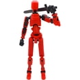 thumbnail image 4 of FLhrweasw Robot multiarticulado impreso en 3D Lucky-13 del simulada (rojo), 4 of 9