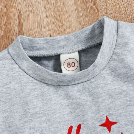 

Cathalem Long Sleeve Shirts Kids Toddler Kids Girls Boys Words 3D Prints Loose Tops Soft Short Sleeve T Shirt Tee Shirt for Kids Shirt Red 3-4 Years