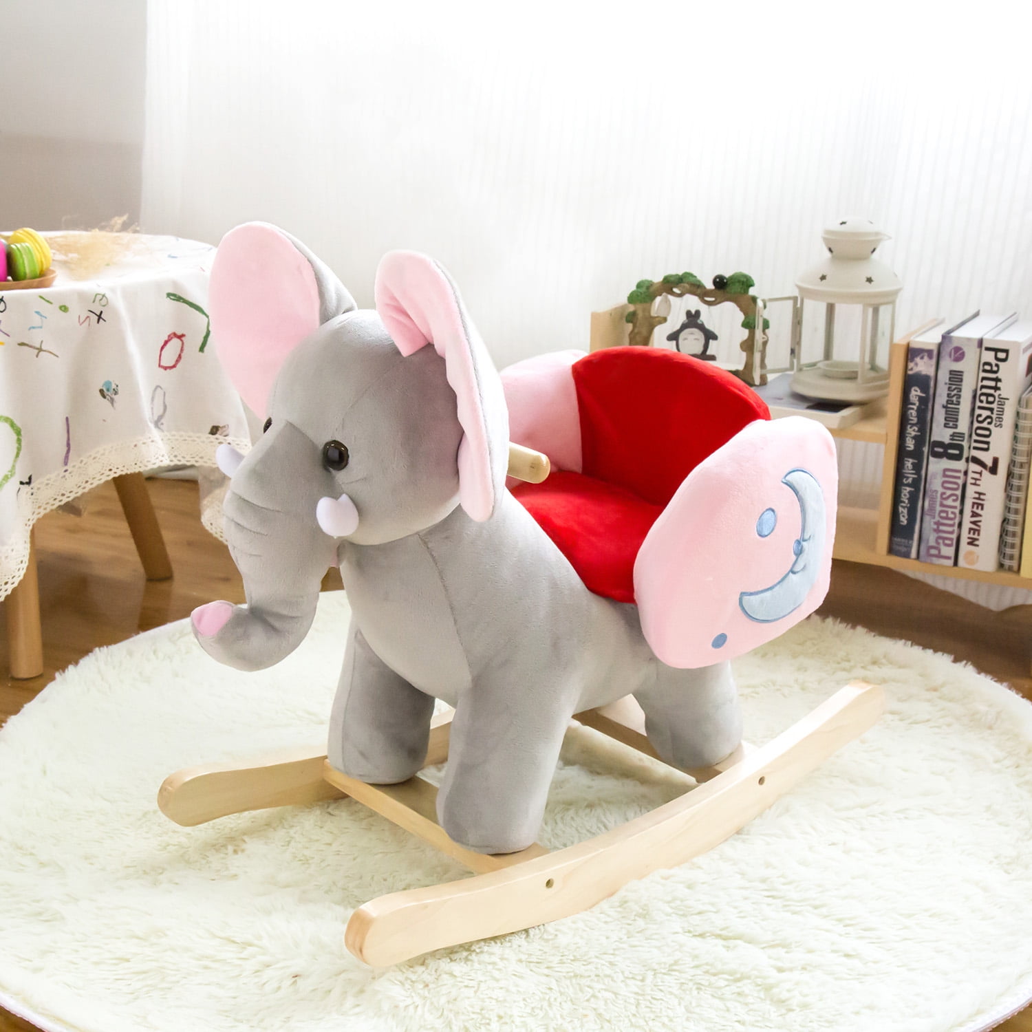 Happy Trails Elephant Plush Rocking Animal 799959947053 for sale online 